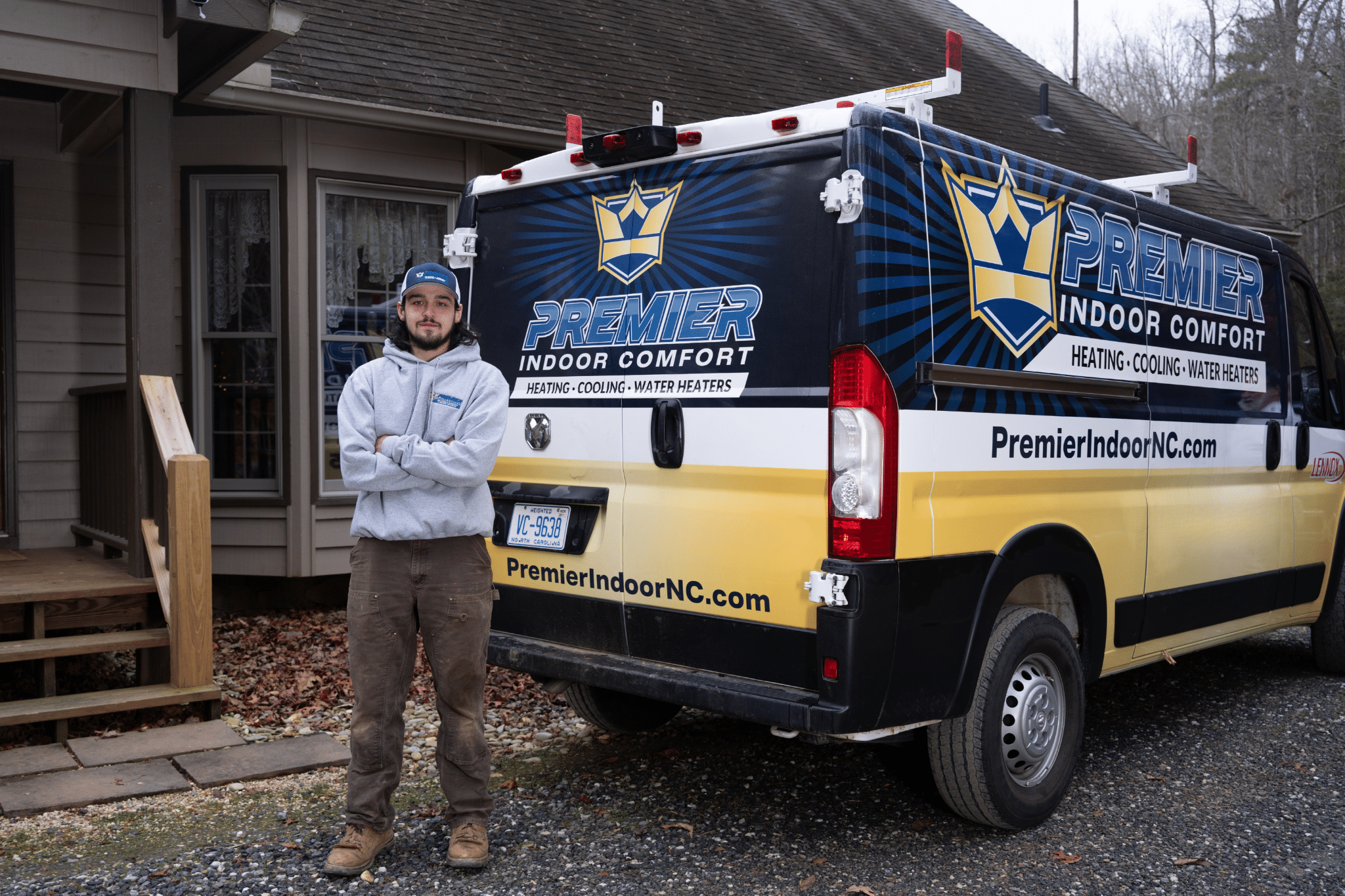 Premier Indoor Comfort NC service truck
